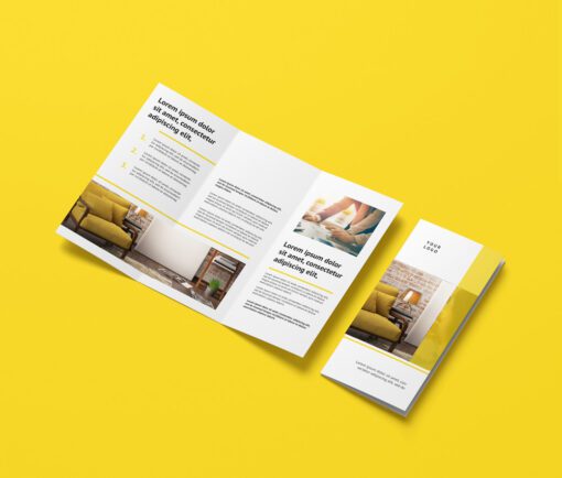 Folded brochures