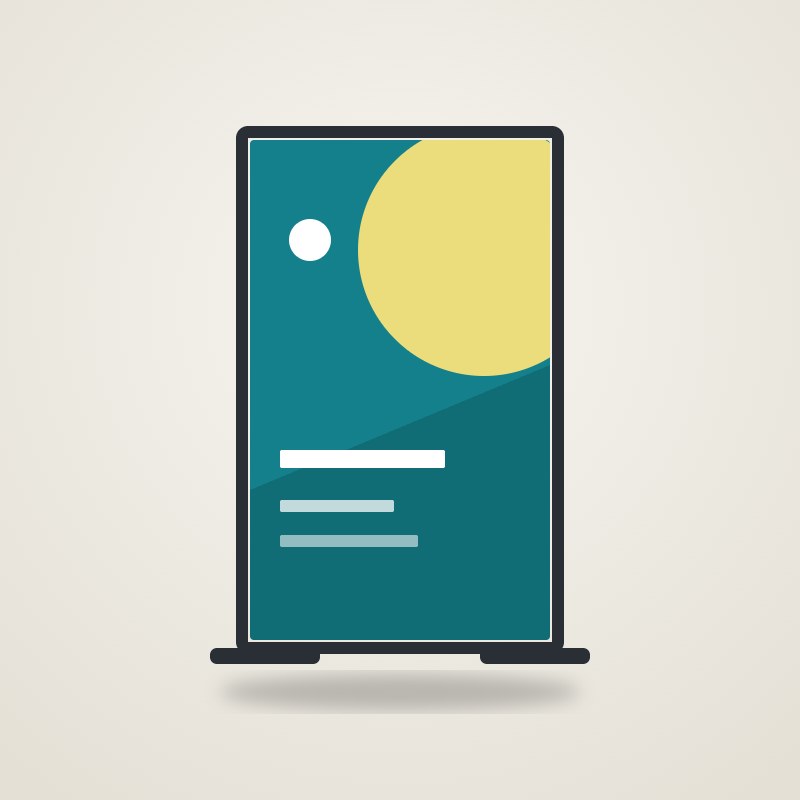 Display Stand with Frame