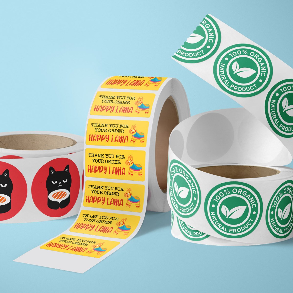 Machine Applied Roll Labels